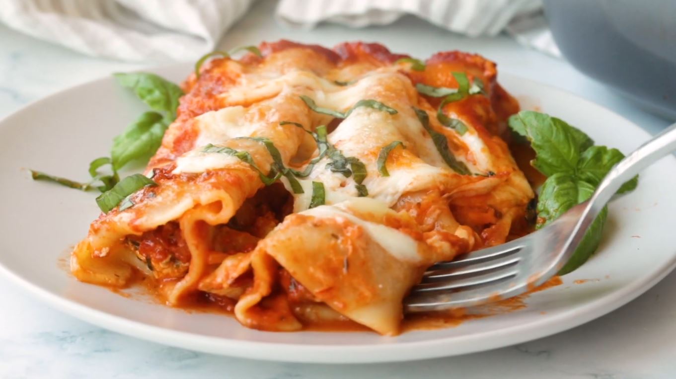 Cannellonis aux trois fromages