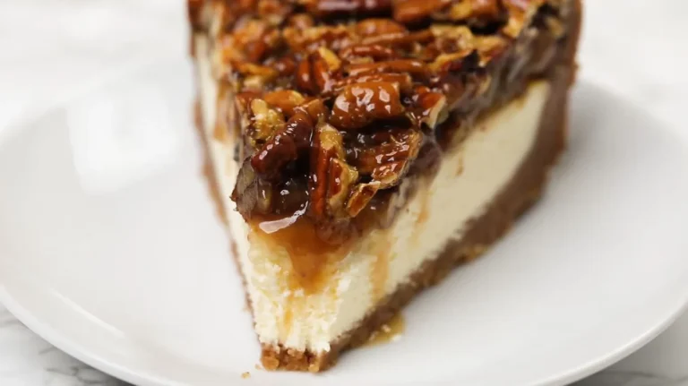 Gâteau au fromage à la tarte aux pacanes