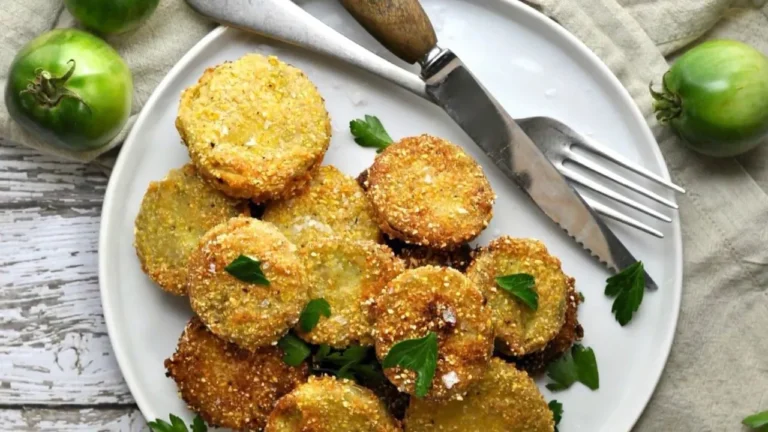 Tomates vertes frites à l'italienne