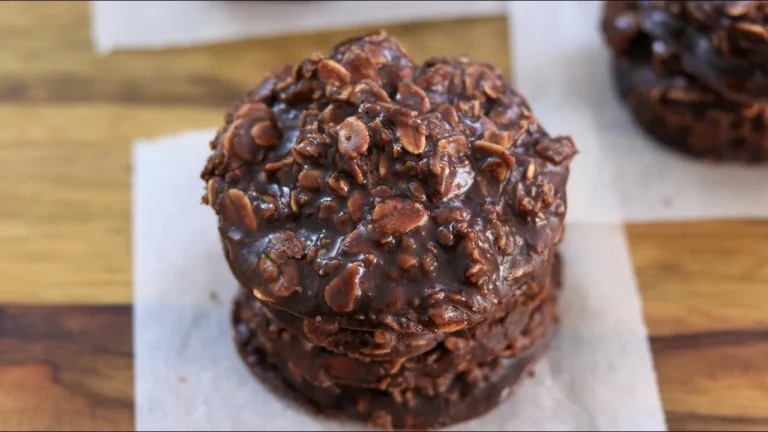 Biscuits à l'avoine et au chocolat sans cuisson
