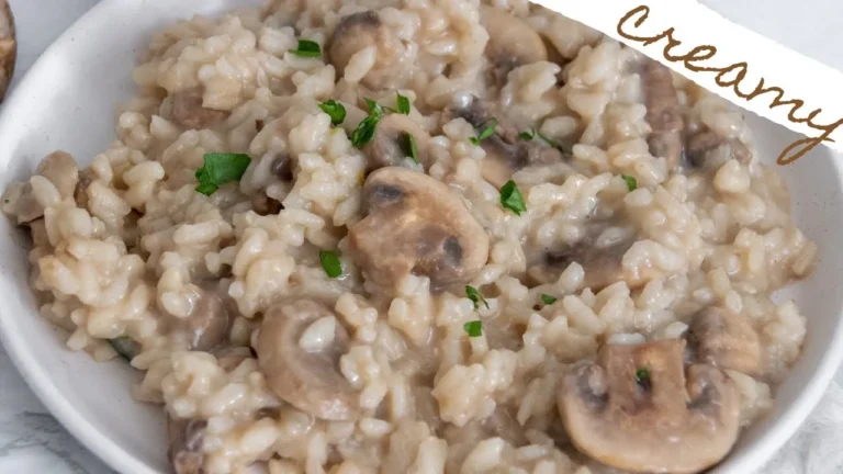 Risotto aux champignons