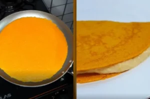 Crepe Fit with Carrot Dough and Gluten Free