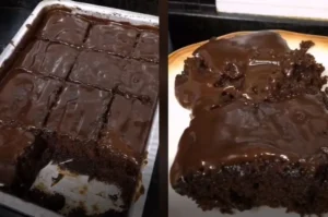 Plain Chocolate Cake with Chocolate Icing