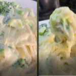 White Sauce Pasta with Broccoli