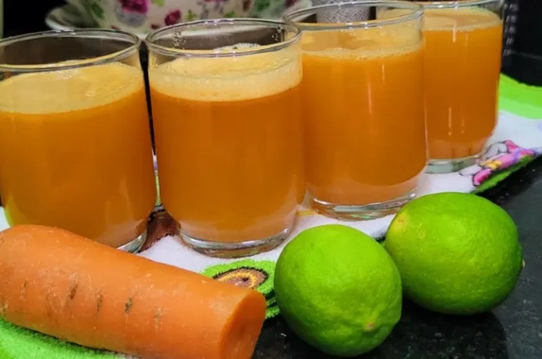 Carrot Juice With Lemon