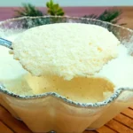 Powdered milk mousse