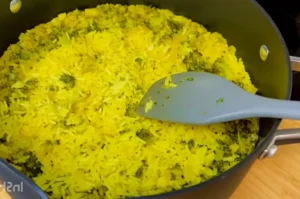 Rice with Broccoli and Saffron