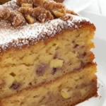 A banana and cinnamon cake