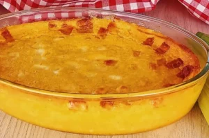 Baked Pamonha with Cheese