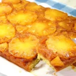 Caramelized pineapple cake