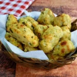 Cauliflower Fritter with Cheese (Oven Baked)