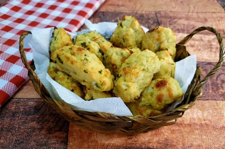 Cauliflower Fritter with Cheese (Oven Baked)