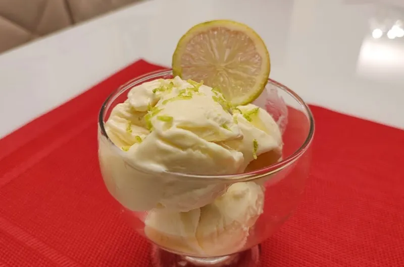 Homemade Lemon Ice Cream