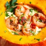 Shrimp in the pumpkin