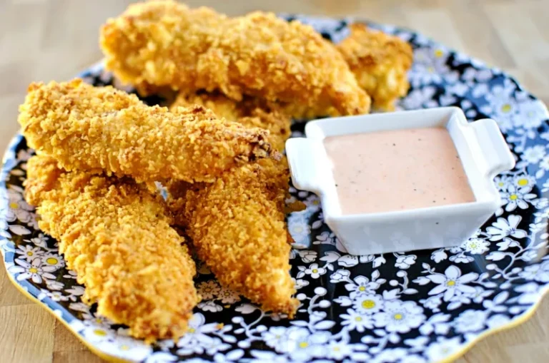 Crispy Chicken with Pepper Sauce (Pringles Breaded)