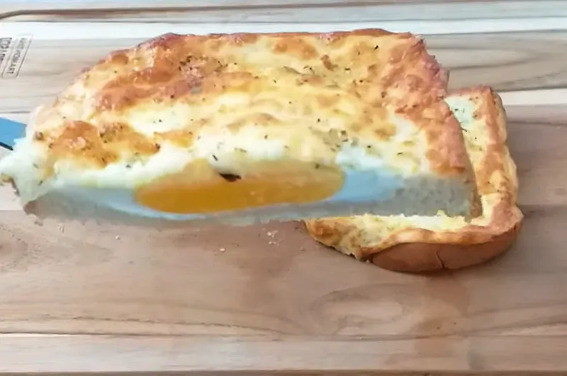 Bread with Egg in the Air Fryer