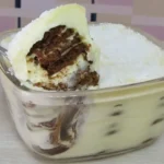 Creamy Coconut Pavé with Chocolate Wafer