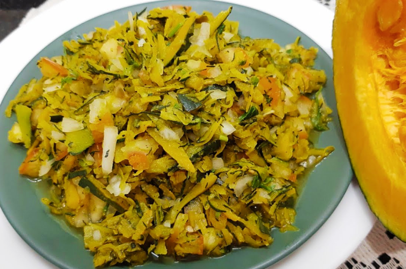 How to Make Pumpkin Peel Salad