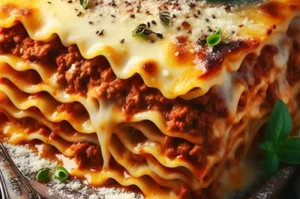 Meat lasagna