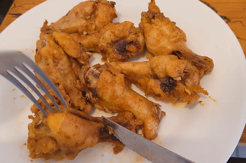 Roast Chicken with Mustard and Mayonnaise