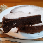2-Ingredient Flourless Chocolate Cake