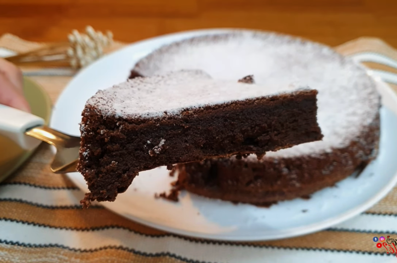 2-Ingredient Flourless Chocolate Cake