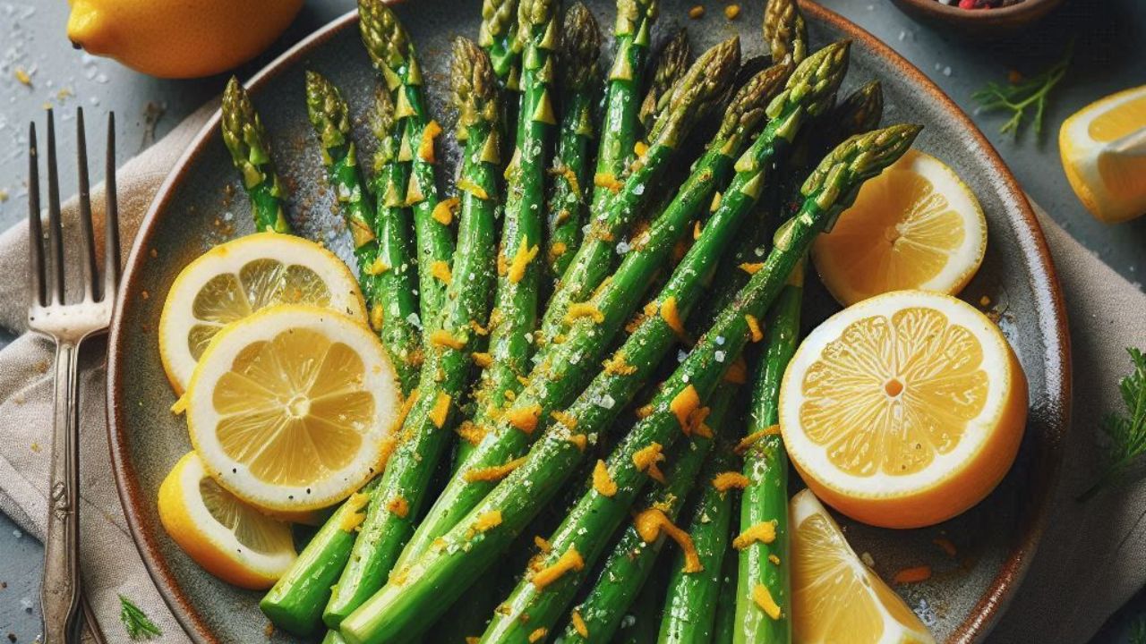 Asperges rôties au four