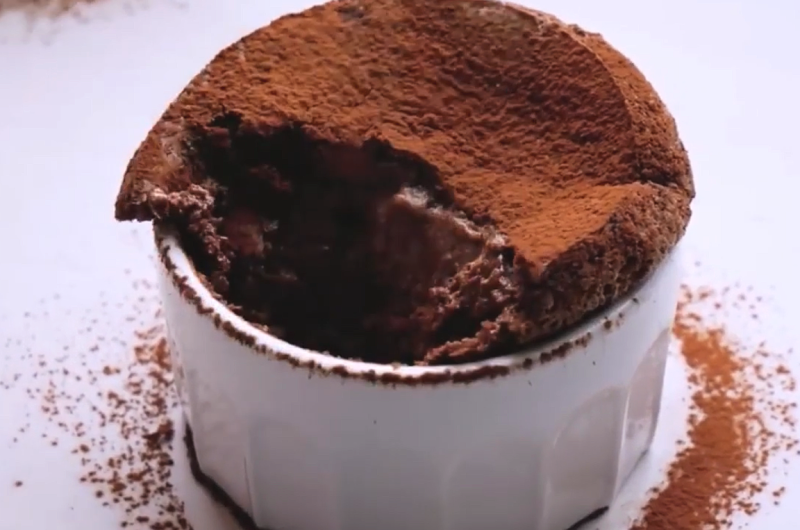 Restaurant Chocolate Soufflé