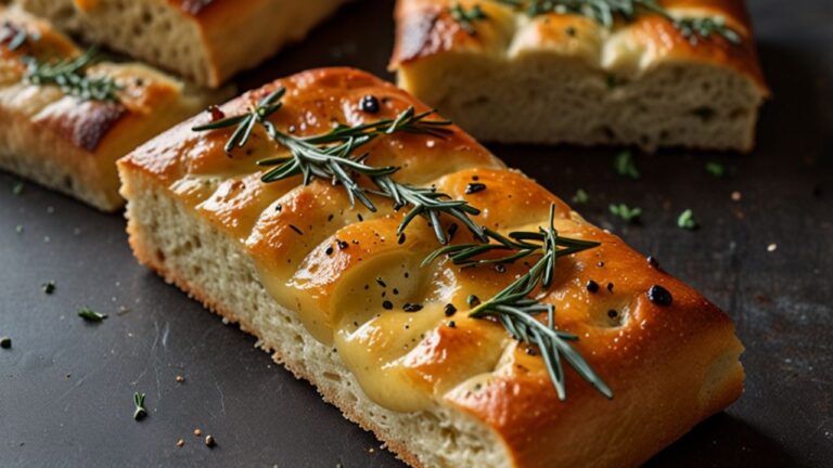 Pain focaccia classique