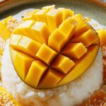Riz gluant à la mangue