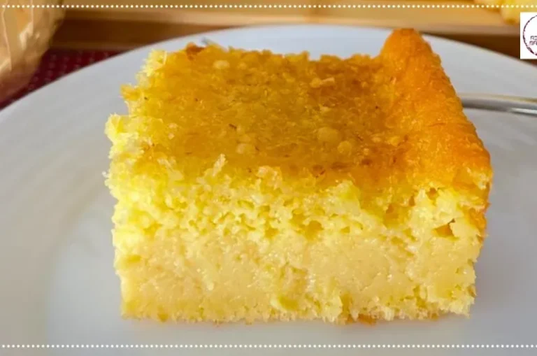 Creamy corn cake