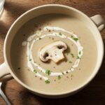 Crème de soupe aux champignons