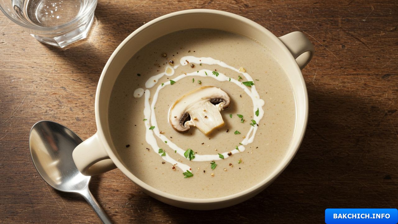 Crème de soupe aux champignons