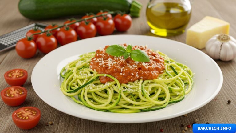 Nouilles aux courgettes