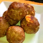 Air Fryer Cheese Stuffed Meatballs