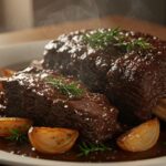 Côtes courtes de bœuf braisées