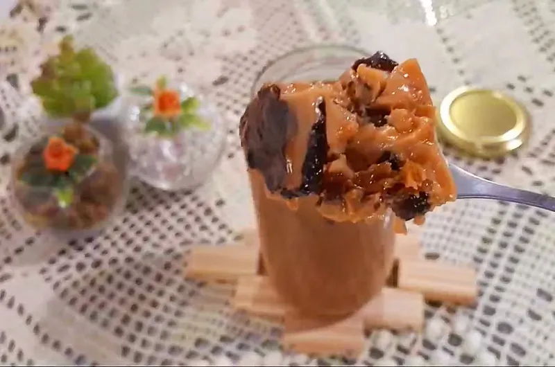 Dulce de Leche with Plums in a Jar (Special for June Festival)