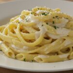 Pâtes à la sauce blanche