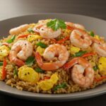 Riz frit aux crevettes