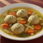 Soupe aux boulettes de matzo