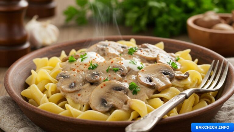 Champignons Stroganoff