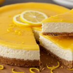 Gâteau au fromage au citron