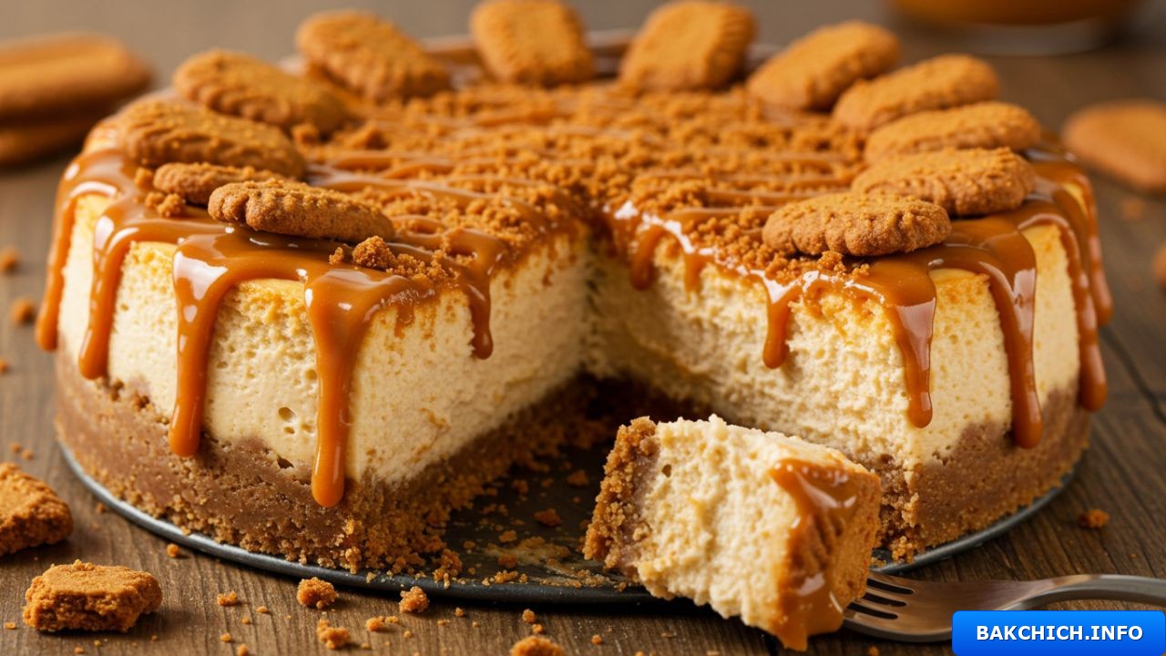 Gâteau au fromage Biscoff