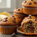 Muffins à la banane et aux pépites de chocolat