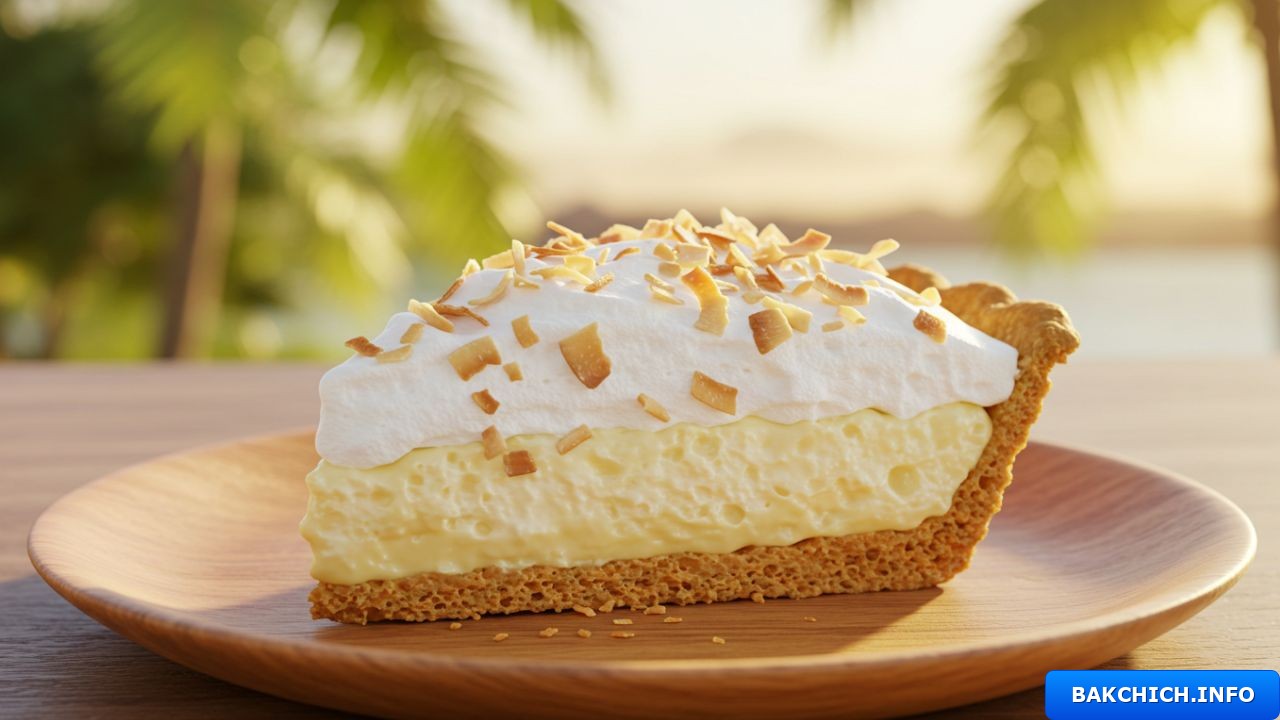 Tarte à la crème de noix de coco