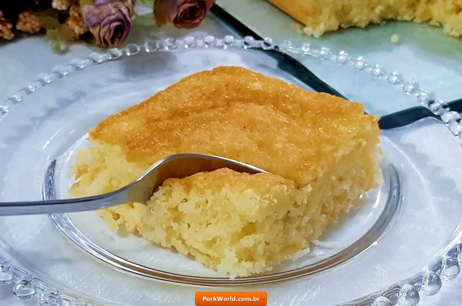 Coconut Cake with Parmesan Cheese