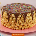 Learn how to make a Popcorn Cake