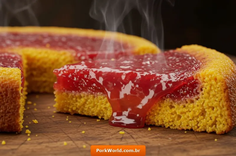 This Cornmeal Cake with GOIABADA Exceeds All Expectations!