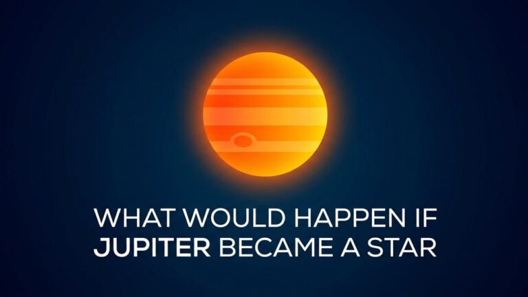 What Would Happen If Jupiter Became a Star