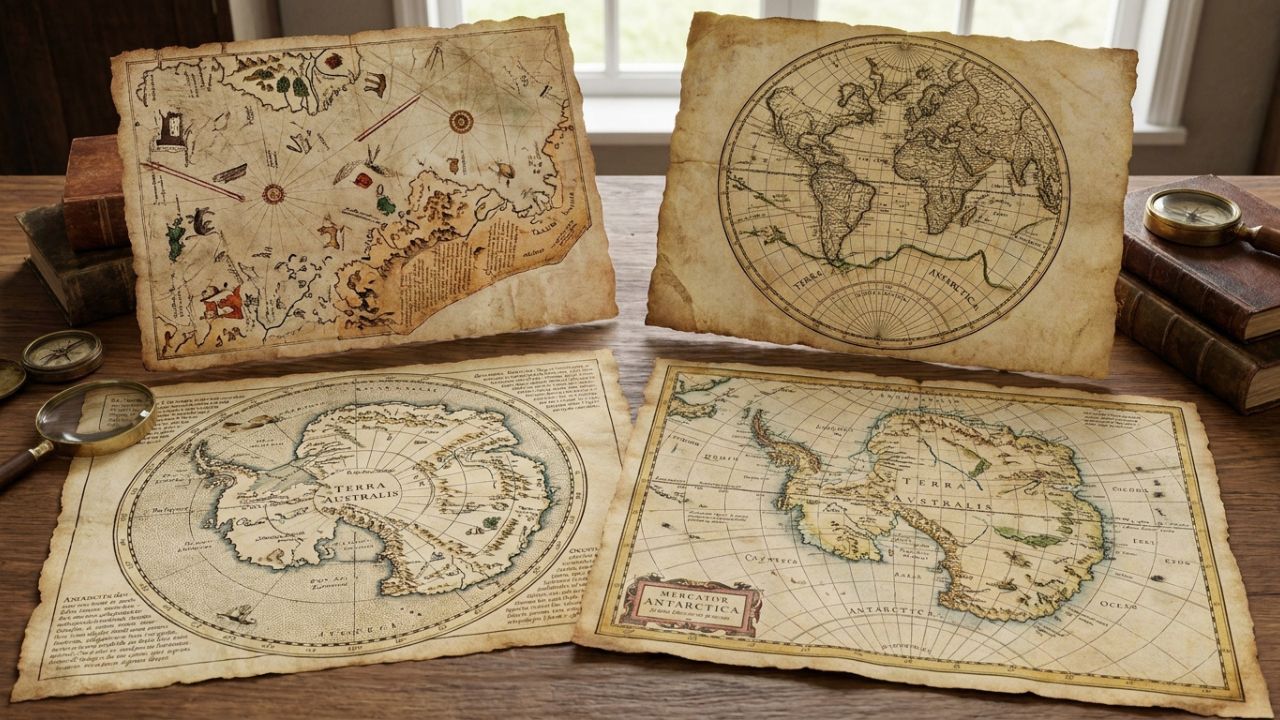 Four Ancient Maps That Depict Antarctica Without Ice